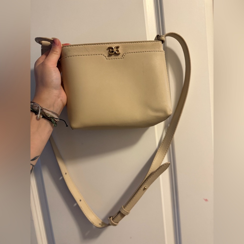 Sam Edelman Beige Crossbody Bag